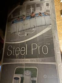 piscina fuori terra completa di pompa a sabbia