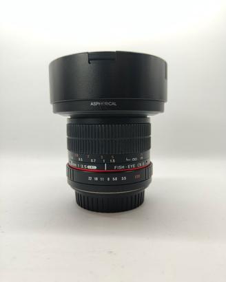 Obiettivo Samyang 8mm f/3.5 UMC Fish-eye CS II