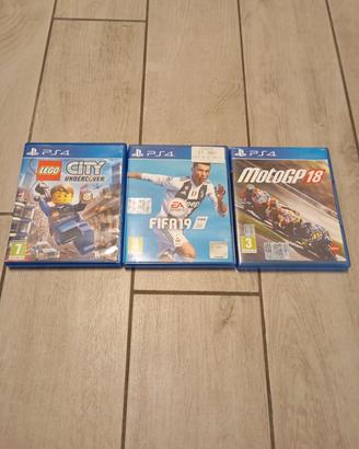 Giochi PS4 Fifa 19-Moto GP18-Lego City 