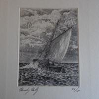 Velisti - Incisione a bulino di Stanley Stoltz '89