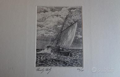 Velisti - Incisione a bulino di Stanley Stoltz '89