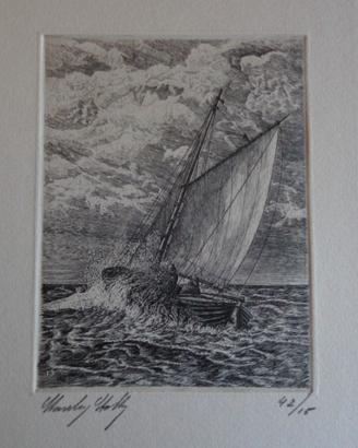 Velisti - Incisione a bulino di Stanley Stoltz '89