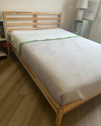 Letto una piazza e mezza materasso e rete letto