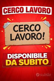 Banconista (ma anche altri lavori)