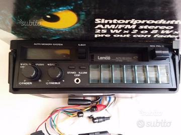 Autoradio lenco lc 788 - vintage anni 80 nuova