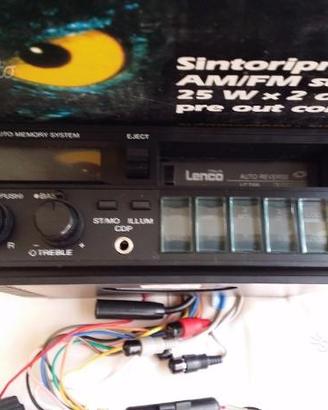 Autoradio lenco lc 788 - vintage anni 80 nuova
