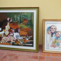 TELE ad OLIO con Cornici