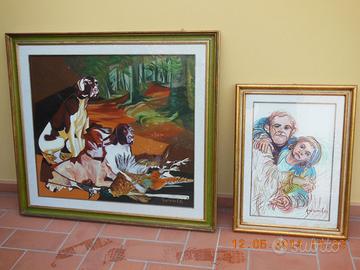 TELE ad OLIO con Cornici