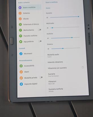 talete Samsung galaxy tab s