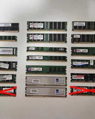 Vecchie RAM (per i prezzi contattatemi)