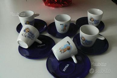 6 Tazze caffè NIVEA CREMA gadget pubblicitario