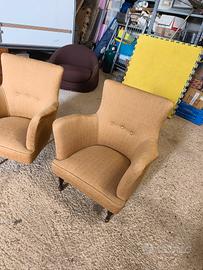 Coppia di poltrone originali anni 60