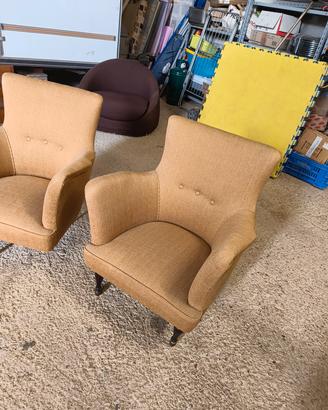 Coppia di poltrone originali anni 60