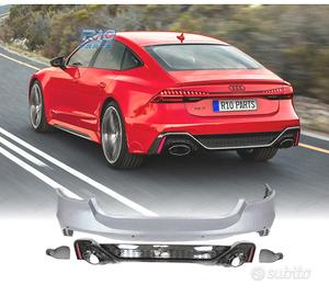 PARAURTI POSTERIORE AUDI A7 18- LOOK RS PDC