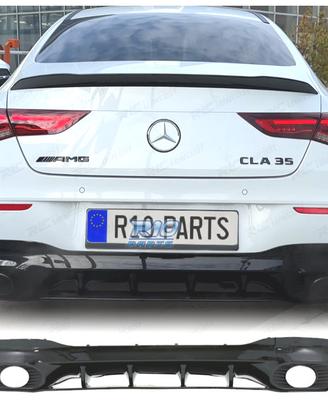 DIFFUSORE MERCEDES W118 AMG 19- LOOK CLA35 NERO LU