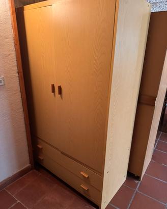 Armadio 2 ante e 2 cassetti