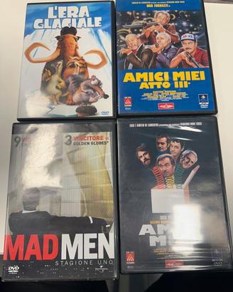 lotto di 4 DVD-AMICI MIEI 1/3-MAD MAN-ERAGL