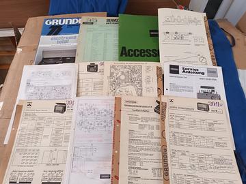 Grundig Schemi Schemari Radio TV Registratori ecc