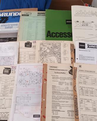Grundig Schemi Schemari Radio TV Registratori ecc
