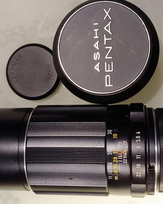 Obiettivo Pentax Takumar 200mm F4 custodia rigida