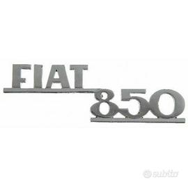 Scritta Emblema Targhetta auto Fiat 850