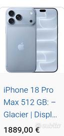 iPhone 18 pro max