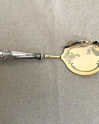 paletta da dolce vintage in metallo silver plated