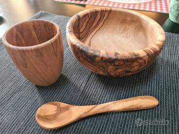 Set Legno di Ulivo