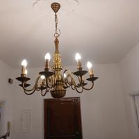 LAMPADARIO OTTONE 8 LUCI