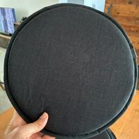 6 cuscini tondi 30cm grigio