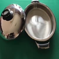 Pentola Ovale AMC induzione 3,5L con coperchio bom