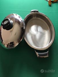 Pentola Ovale AMC induzione 3,5L con coperchio bom