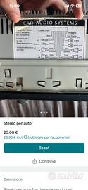 Radio per auto universale
