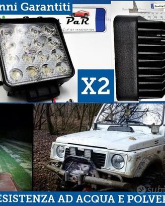 FARI LED 48W Suzuki FUORISTRADA faretti REGOLABILI