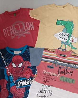 Pacco 18 maglie maniche corte bimbo 36-48mesi (A9)