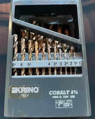 Set punte trapano Krino Cobalt 8% HSS-G