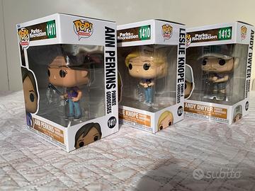 Funko pop #1410, #1411, #1413, Parks and recreatio