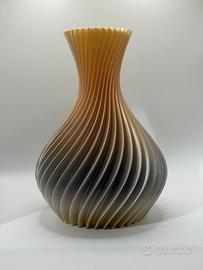 Vaso Elica bi-color champagne e oro