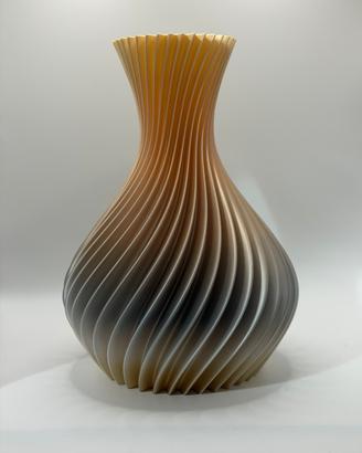 Vaso Elica bi-color champagne e oro