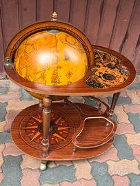 Carrello portabottiglie Mappamondo Bar Giasone