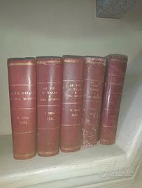 LIBRI " LE VIE D'ITALIA e del MONDO "(n. 5 vol.)