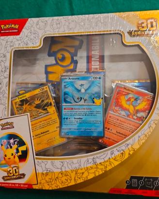 Pokemon 30th Set Box Uccelli Leggendari