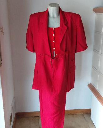completo donna giacca, pantaloni e top