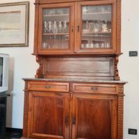 Credenza fine 1800 in noce