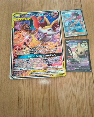 carte da gioco collezionabili Pokemon originali