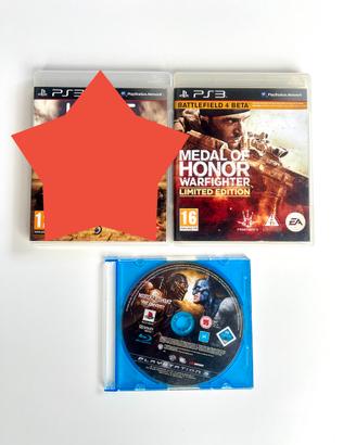 2 giochi ps3 medal of honor - mortal kombat vs dc