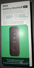 Blink Battery Doorbell 2K+ Nuovo Sigillato