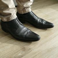 Seboy's - Eleganti pelle nera Made in Italy tg.42