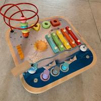 Tavolo di attività in Legno - Gioco 5 in 1