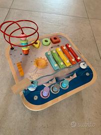 Tavolo di attività in Legno - Gioco 5 in 1
